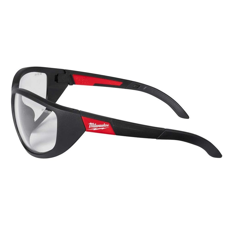 Milwaukee Performance Safety Glasses Clear Lens Anti Fog 4932471883, Black,