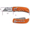 Beta 1777T Foldaway Knife with Blade, Aluminum Handle 5 Spare