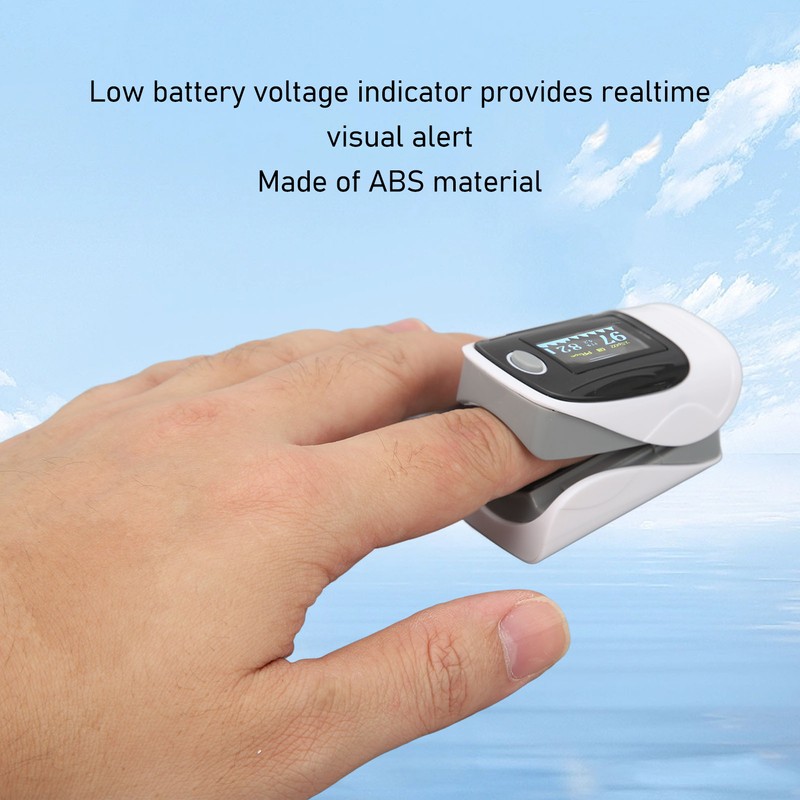 Fingertip Pulse Oximeter Heart Rate Measurement Blood Oxygen SpO2 Saturation