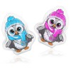 COM-FOUR® 4x reusable pocket warmers, hand warmers with owl motif