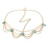 Boho Layered Turquoise Head Chain Gypsy Turquoise Hair Chain Headband