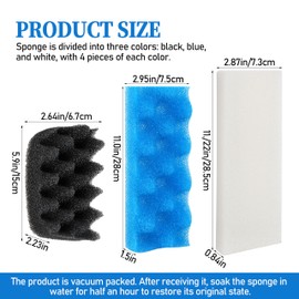 Bio Foam Value Pack for Fluval 406/407 Canister Filters -12 Pack