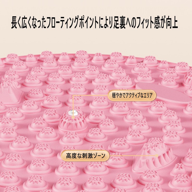 Refoiner 足ツボマッサージ 指圧マット フット 足裏マッサージ 足つぼマット ツボ押し グッズ 折りたたみ コンパクト