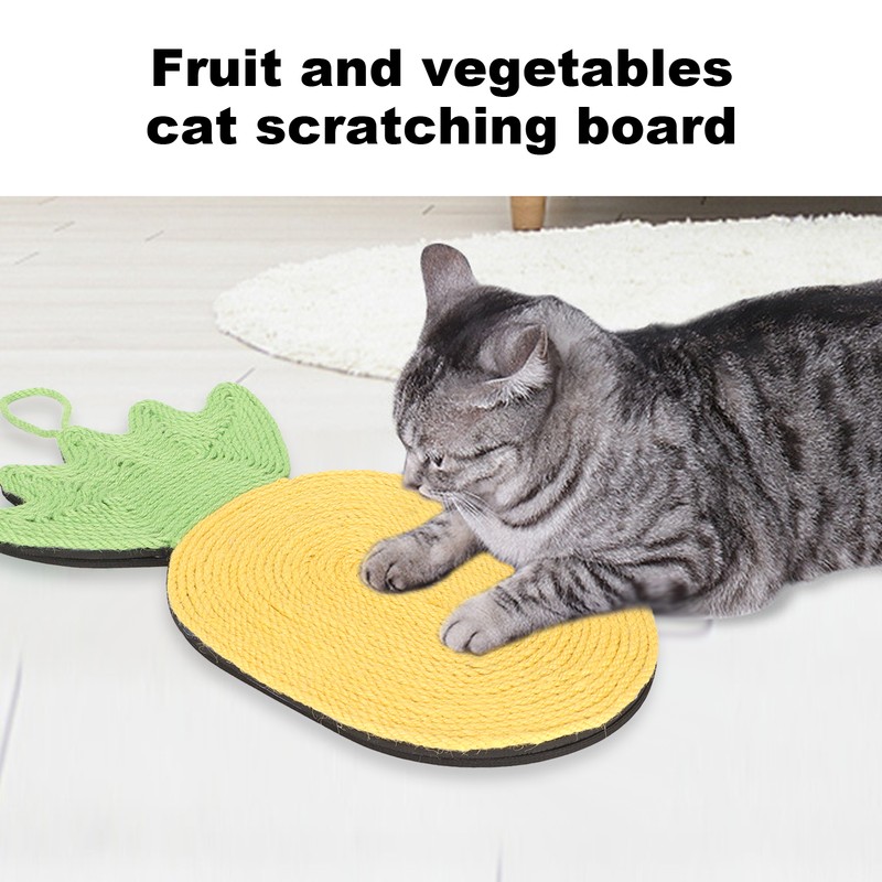 Ananas Cat Scratch Pad Wear Resistant Recyclable Prevent Slipping Cat