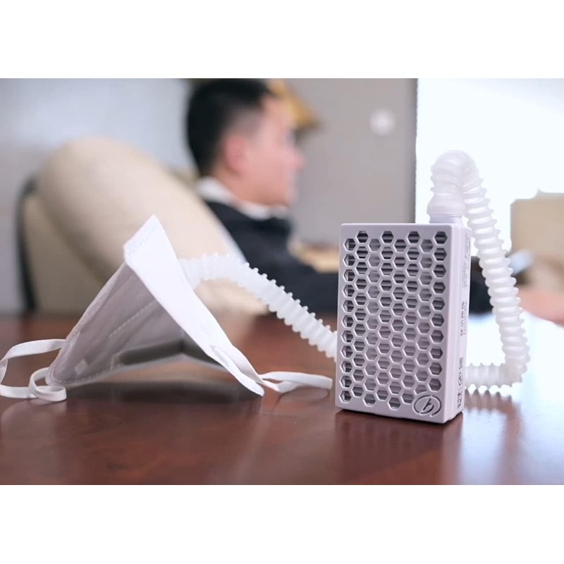 BROAD Breathe Easier AirPro Mask Rechargeable Reusable Air Purifying Respirator