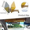 Taicols 2-in-1 Auto Blendschutz Sonnenblende, Verstellbarer Sonnenblenden Verlängerung für Auto,
