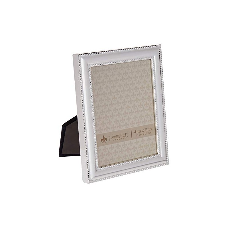 Lawrence FRAMES 510745 4 x 5-Inch Silver Plated Metal Photo