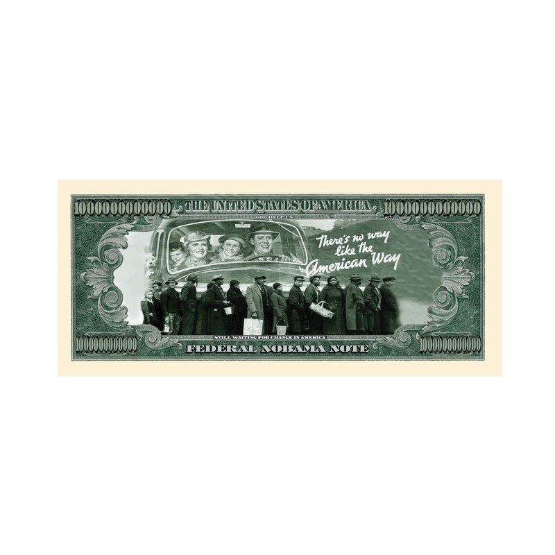 American Art Classics Nobama 2012 Trillion Dollar Bill Collectible -