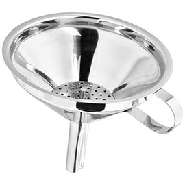 Judge 11cm Funnel, with Filter, Stainless Steel, Silver
