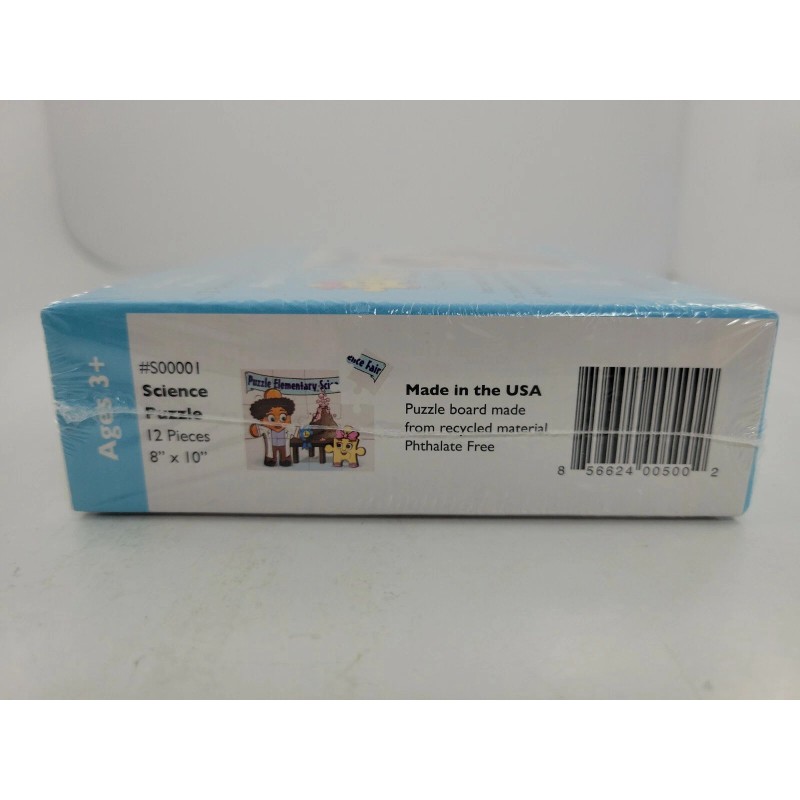 Science Puzzle 12 Pieces 8" X 10" Ages 3 and