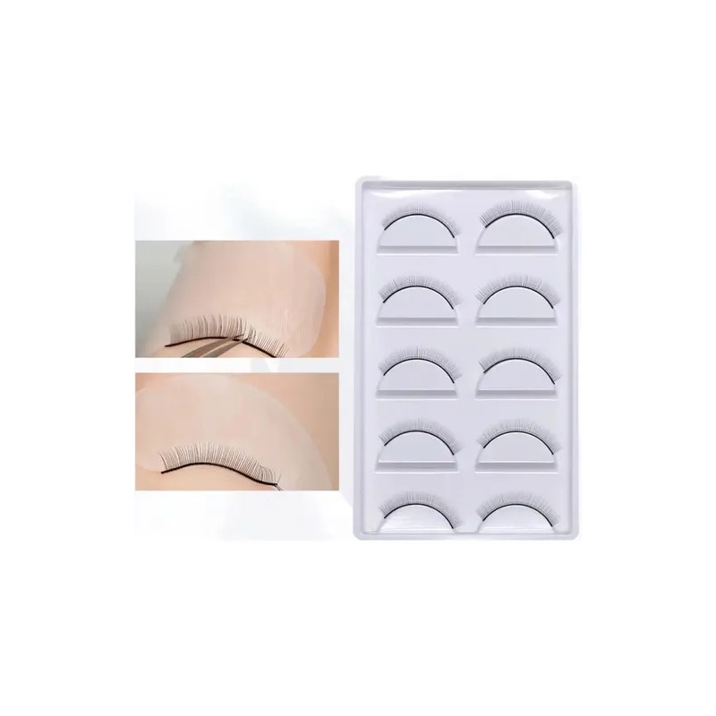 Pestañas Práctica Extensiones Maquillaje Lashista 10 Pares