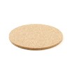 Good-L Cork Coasters Round (W Polished) (Diameter 3.5 inches (90
