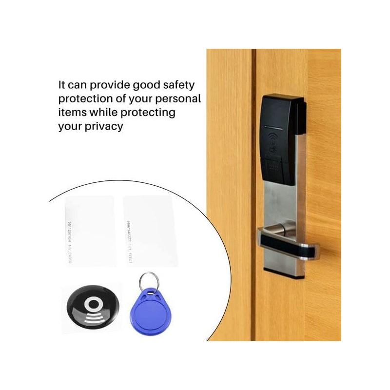 Gokelomg Invisible Hidden RFID Free Opening Intelligent Sensor Cabinet Lock