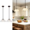 zeyu 2 Pack Pendant Lights, Kitchen Pendant Lighting Island, 10.4''