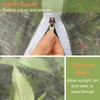2 Pcs Fruit Tree Netting with Zipper & Drawstring, 6ft