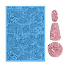 GOTO CLAY TOOLS Mushroom Texture Sheets for Polymer Clay, Achieves The Same Texture as a Polymer Clay Roller, Mushroom Texture mat for Polymer Clay – TM-552