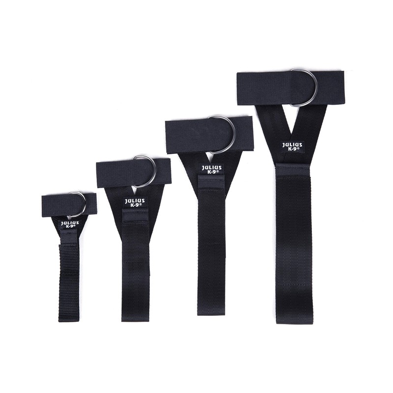 Julius-K9, 162BG-P-1-2, Y-Belt for Dogs-K9 Powerharnesses, Black, 0