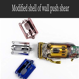 Aswalling Clipper Modified Shell Hair Clipper Housing Cover for Replacement Accessory 8148 8591 Kit Golden