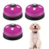 Lcckyeng 3 Pack Dog Doorbells, Pet Training Bells for Outside