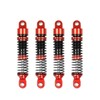 KEEDA 4PCS Aluminum Threaded Shock Absorbers Oil Damper for 1/18