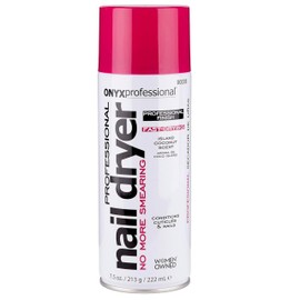 Onyx Professional Nail Polish Dryer, 7.5 oz -Rapid Drying, Fast Drying Spray, Salon Style Results Nail Dryer