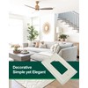 TREEWELL 6-Pack Decorator Outlet Cover Plate, Decorative Switch Plates and