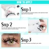 Magnetic Eyelashes with Lash Clusters Applicator 5 Magnets Natural Magnetic