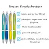 Libetui 10 Ergonomic Ballpoint Pen Set Black Ink Non-Slip Grip