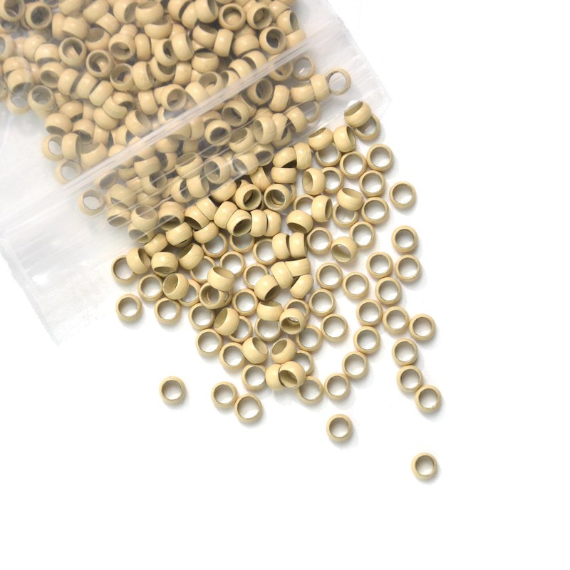 4.0mm Nano Beads Micro Ring Beads Hair Extensions Beads Copper