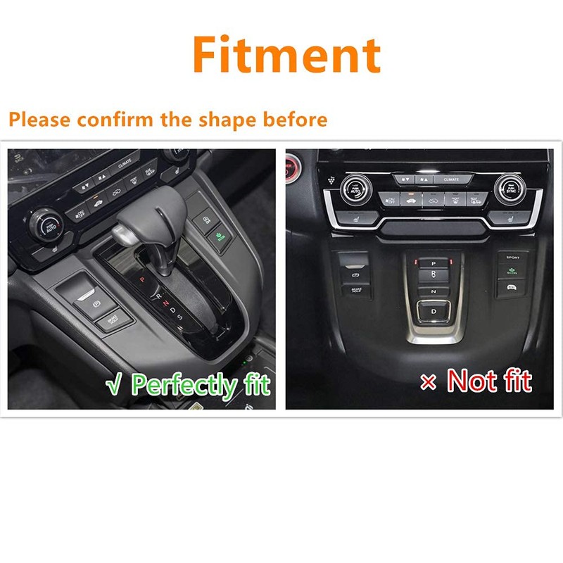 Auto Parts Port Peach Wood Texture Center Console Gear Shift