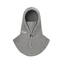 Hpadmc Ski Mask for Men Women: Winter Balaclava Warm Windproof Face Mask, Convertible Hooded Balaclava Full Head Cover Scarf Neck for Cold Weather Gray