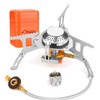WADEO Camping Stove, Outdoor Portable Burner Cooking Stove Foldable Windproof