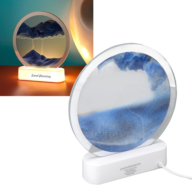 Quicksand Painting Light USB Plug in Eye Protection Art Decoration