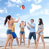 PLULON Beach Balls Inflatable Beach Toys Rainbow Beach Ball Bulk