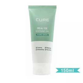 Kim Jung Moon Aloe 김정문알로에 큐어 리알로에 수딩젤(신형) 150ml, Kim Jung Moon Aloe Cure Real Aloe Soothing Gel (New Type) 150ml