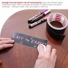 XFasten Black Chalkboard Tape Removable, 2-Inch x 30-Foot, Black, Smudge