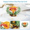D4DREAM Fathers Day Popup Card - 6'' x 8'' Best