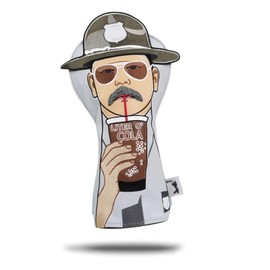 Bogey Bros Officer Farva - Driver Headcover - Novelty Golf Headcovers – Funny Golf Head Covers, Driver Cover for All Weather Use, Funny Golf Club Covers with Elastic Necks & Embroidered Designs