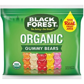 Undisclosed Black Forest Organic Candy, Gummy Bears, 65 Count, 0.8 Oz