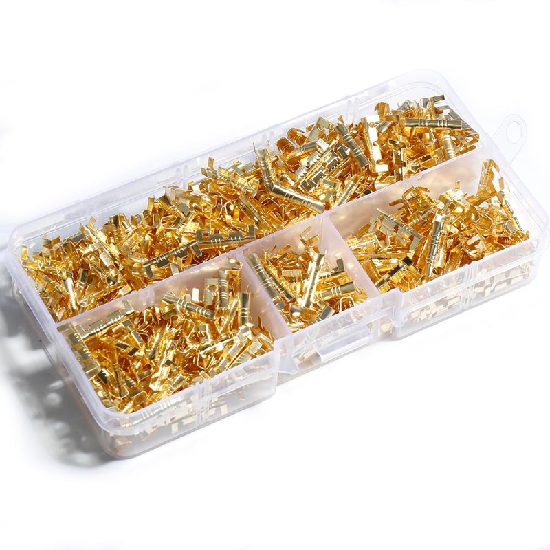 U Shape Copper Ring Terminals Crimp Wire Non-Insulated Cable Wire