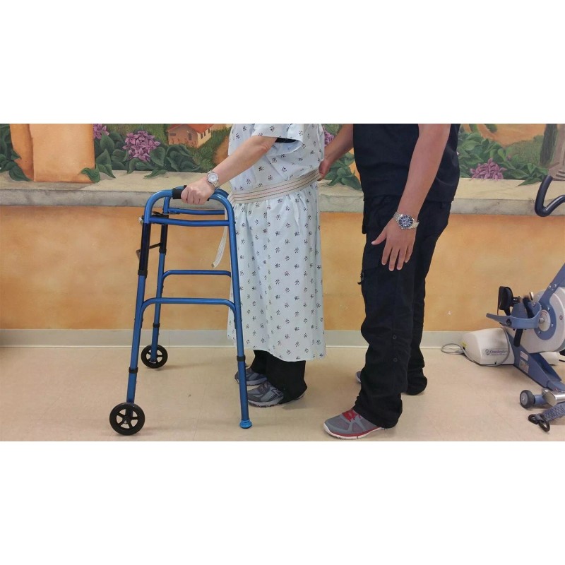 MABUA Gait Belt with Metal Buckle - BLACK - 72