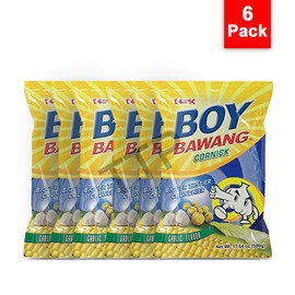 Boy Bawang Cornick Garlic 3.54oz (100g), 6 Pack