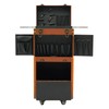 KELIBI Hairdressing Case, Rolling Makeup Case Trolley Organizer with Mobile