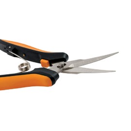Fiskars 399250-1001 Micro-Tip Pruning Snips, Black/Orange