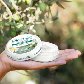 Glicemille Crema de Manos Nutritiva con Manzanilla Orgánica Y Glicerina 100 Ml, 3.3 Fl Oz [Importación Italiana]                                      