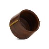Two's Company Milo Mango Wood Bowl W/Brass Accent (Food Safe)