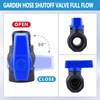 LUOFANT 2 Pack 3/4 Inch Rain Barrel Spigot Kit, PVC