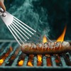 Fish Spatula Slotted Fish Turner Spatula Metal Flipper Spatulas for