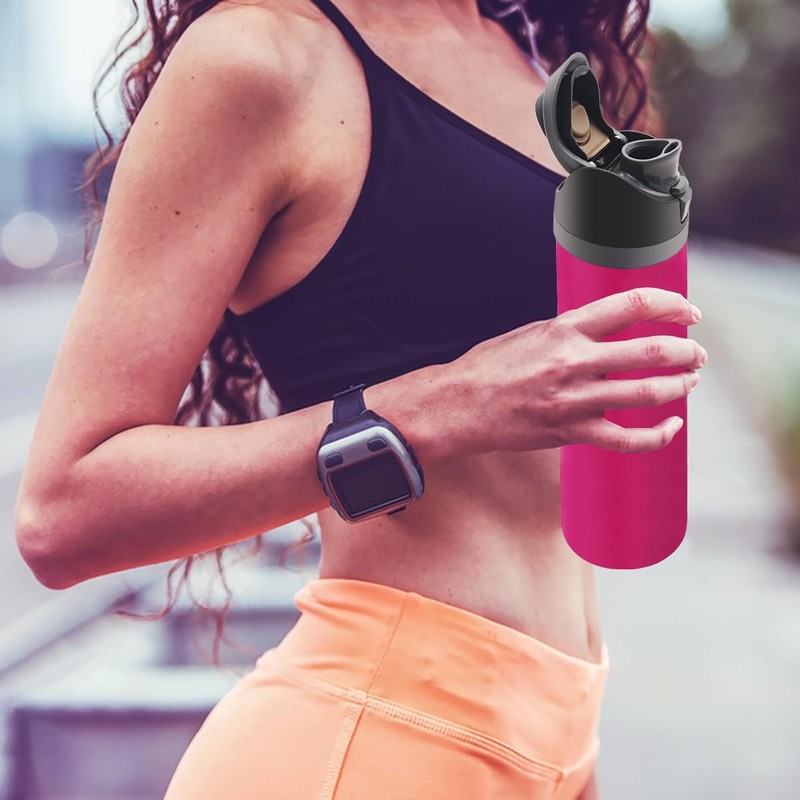 Replacement Lid Compatible with Owala Freesip, with Reusable Plastic Straw,