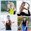 Hatstar 3-Piece Sweatband Set, Sweatbands for Wrist and Head, Headband